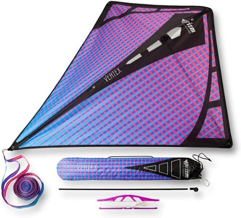 Prism Kite Technology Prism Kites Vertex Diamond – Classic Single-Line Kite – Easy to Assemble – Tail and Spare Parts Included - Image 1